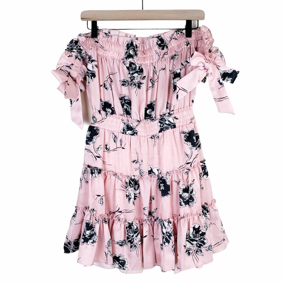 NWT Misa Los Angeles Laiyin Floral Mini Dress - Picture 6 of 15